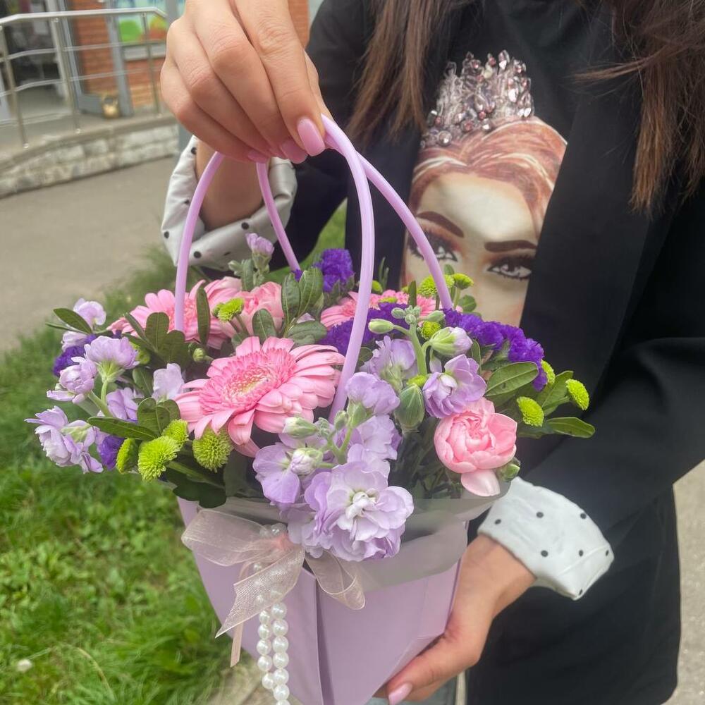 Букет в сумочке
